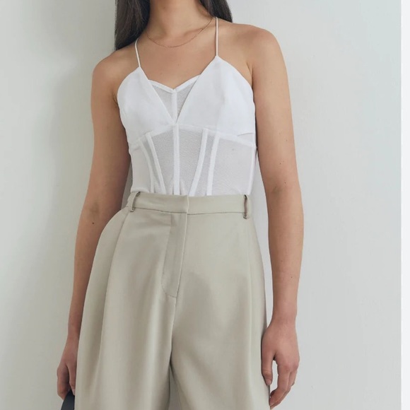 VIKTORIA & WOODS SIGMA MESH BUSTIER TOP - Picture 2 of 10